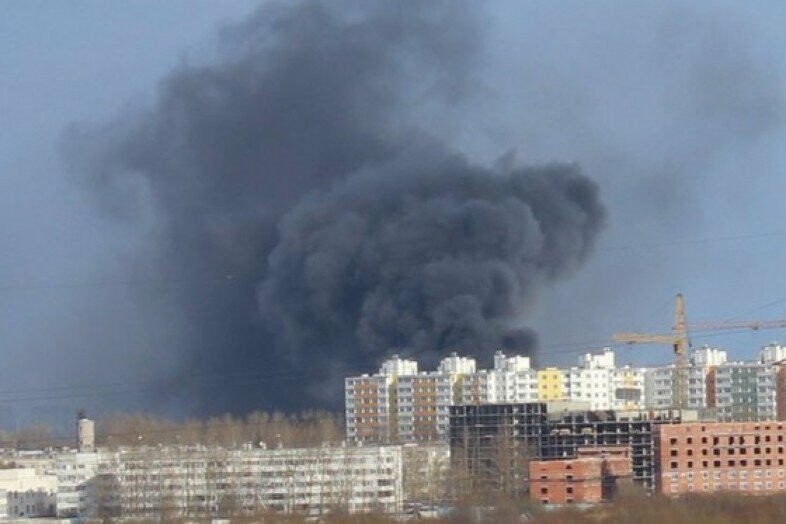Пожар в московском вчера