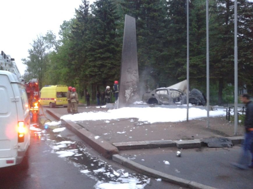 ДТП, авария, 2 июня, город Пушкин, Колпинское шоссе